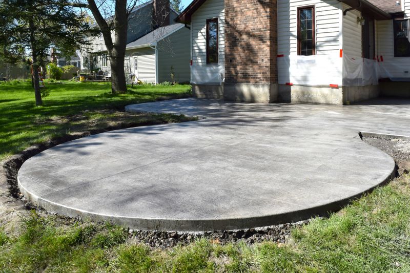 Completed Concrete Patio